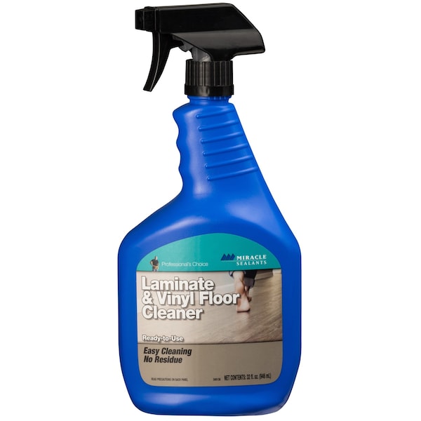 Miracle Sealants Sealant, Laminate & Vinyl Floor Cleaner, 32 Ounce LVFC32OZ6 - main